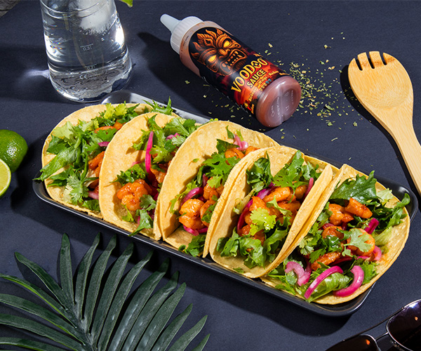 Voodoo Shrimp Tacos