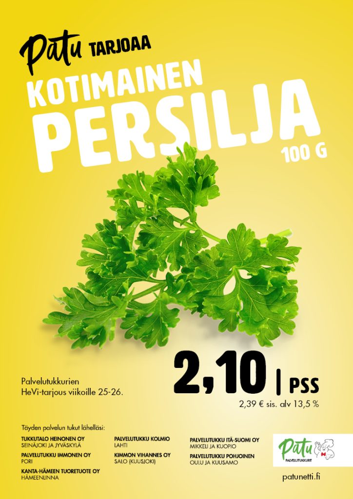 Palvelutukku Immonen, HeVi-tarjous 25-26/2026